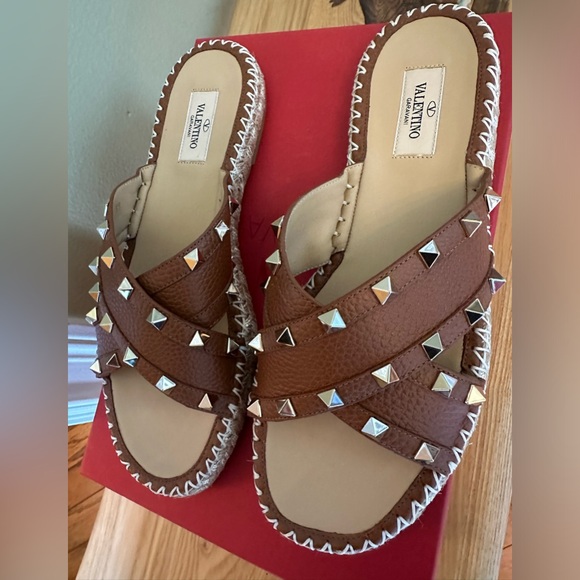 Valentino Espadrilles flat brown - never worn - Picture 5 of 7